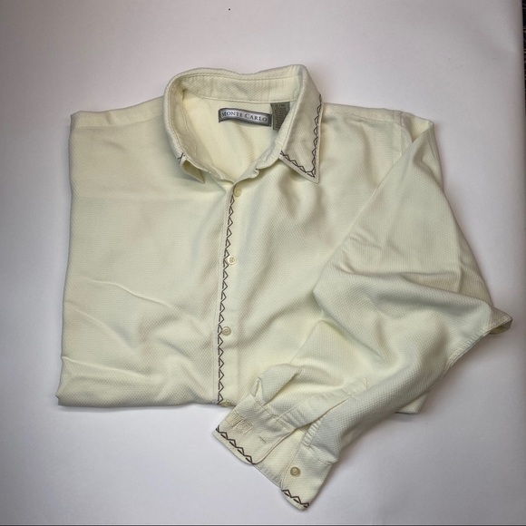 MONTE CARLO XL CASUAL BUTTON DOWN Vintage - Picture 2 of 7
